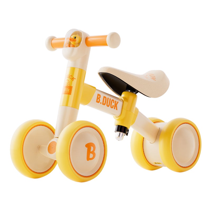 B.Duck - Toddler Balance Bike, Adjustable handlebar, Anti-slip Handle & Wheels, Indoor/Outdoor Ride, Yellow, 1.5- 3 Y - Image 1